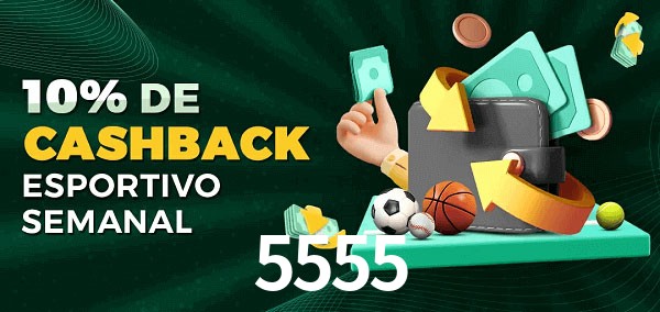 10% de bônus de cashback na 5555